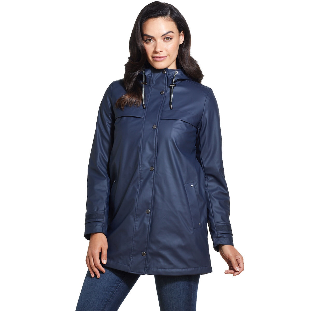 Weatherproof Women's Slicker Jacket in Navy Costco UK