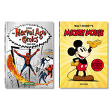 Taschen 40th Edition Assortment: Marvel Age of Comics Or Mickey Mouse Ultimate History