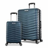 Samsonite Precision DLX 2-piece Hardside Expandable Spinner Luggage Set in Lagoon Blue