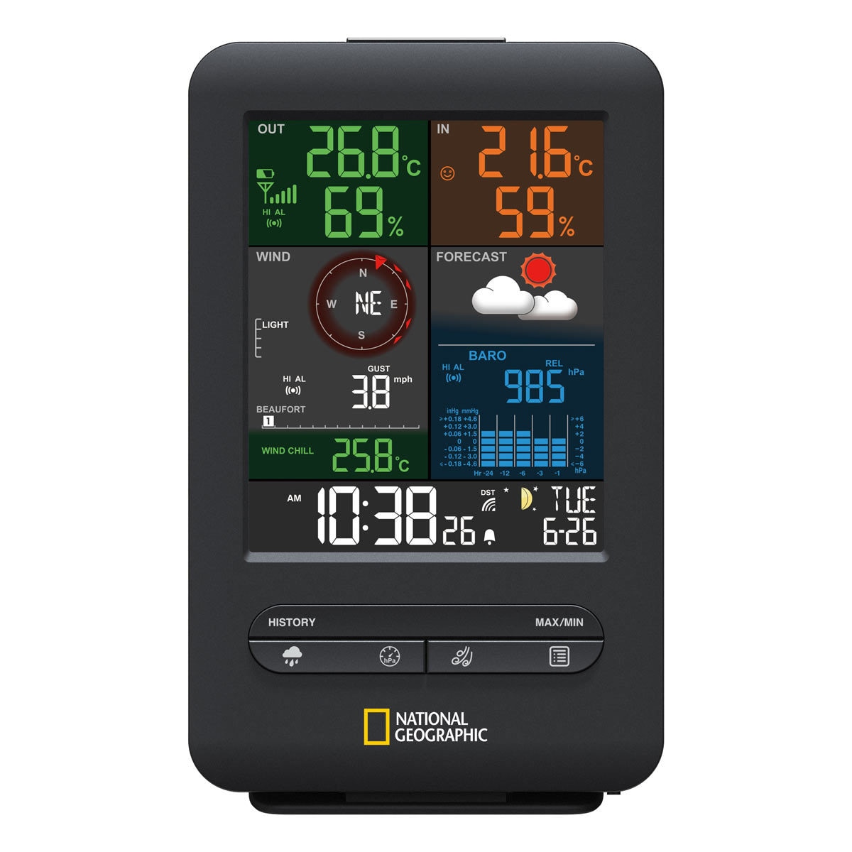 The national Geographic weather station 5 in 1