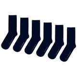 Glenmuir Women's 2 x 3 Pack Bamboo Socks in Navy, Size 4-8