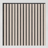 Artika Sonolok Acoustic Wall Panel Set in Light Grey / Ash & Black, 4 Pack