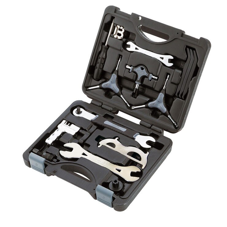 The SuperB Compact Home Mechanics 17 Piece Bike Tool Kit Costco UK