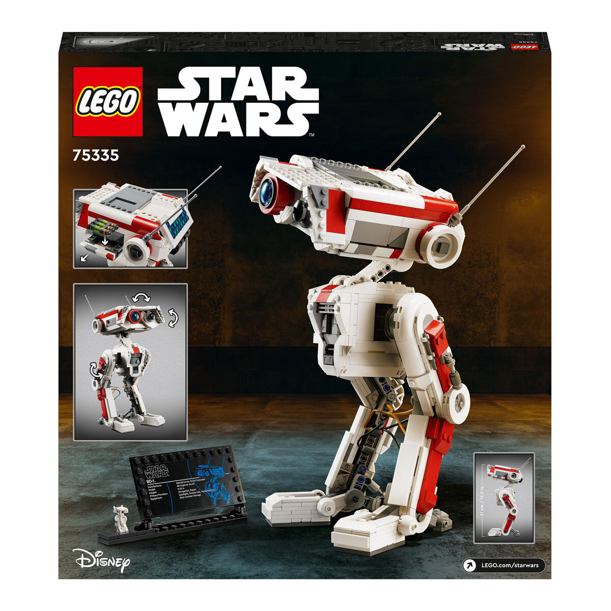 Buy LEGO Star Wars BD-1 Back of Box Image at Costco.co.uk