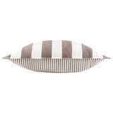 Yard Hayle Brown Striped Indoor Outdoor Cushion, 50 x 50 cm
