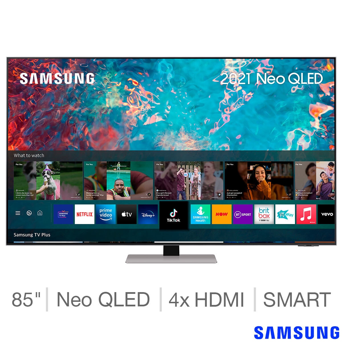 Samsung QE85QN85AATXXU 85 Inch Neo QLED 4K Ultra HD Smart TV Costco UK