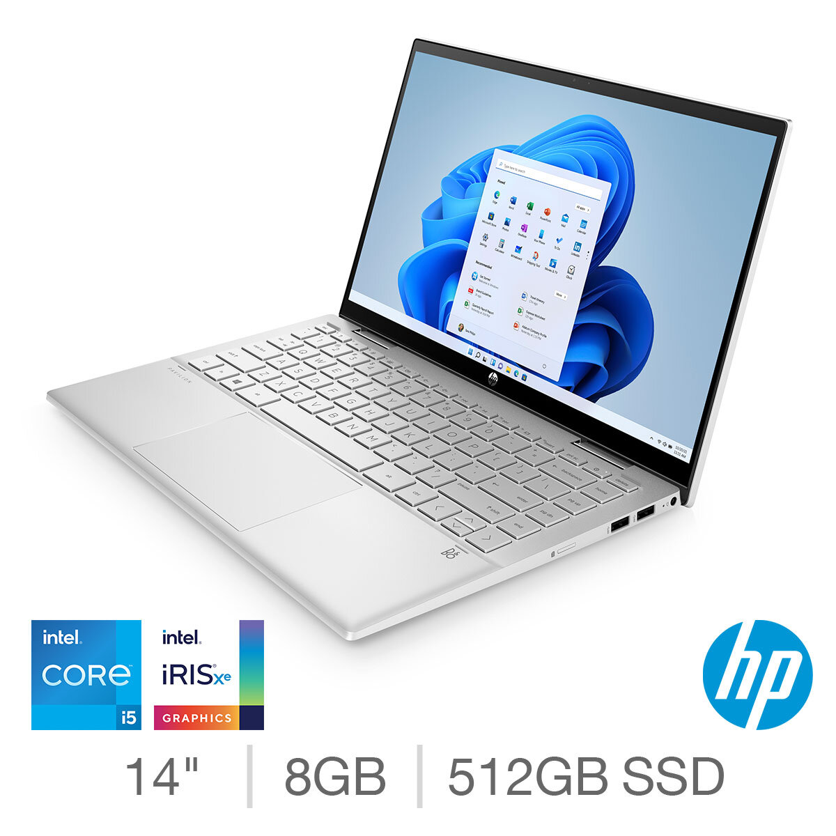 Buy HP Pavilion, Intel Core i5, 8GB RAM, 512GB SSD,14 Inch Laptop, 14-dy0034na at costco.co.uk