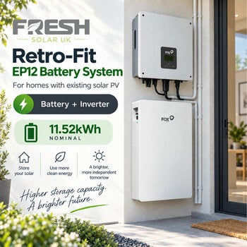 Fresh Solar Retro Fit EP12 Battery System, 11.52kW Fresh Solar Retro Fit EP12 Battery System, 11.52kW