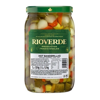 Rioverde Hot Banderillas Skewered Pickle Mix, 1.8kg