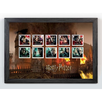 Official Harry Potter 2023 Framed Collectable Stamps, By Royal Mail