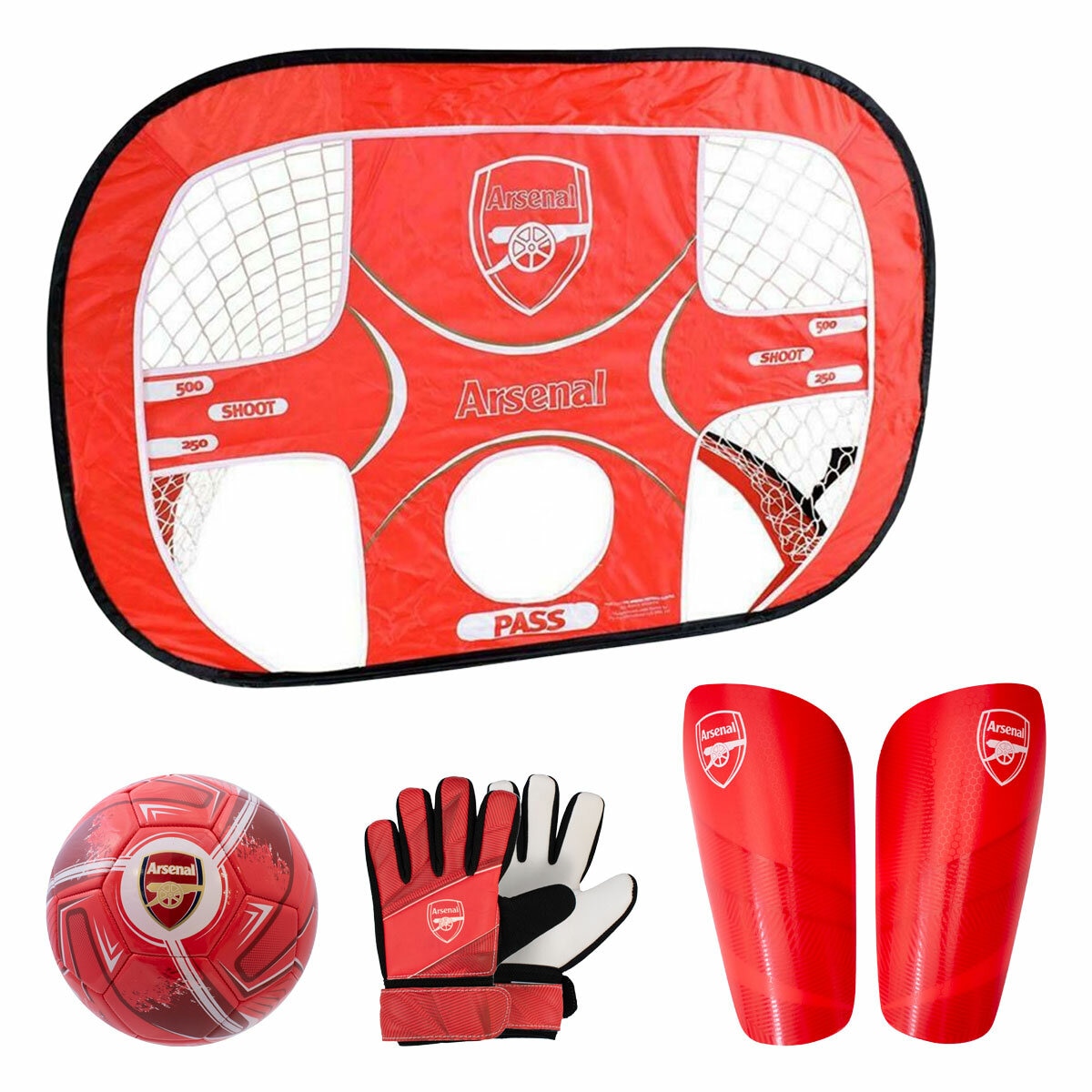 Studio image showing all parts of the Arsenal bundle Studio image showing all parts of the Arsenal bundle