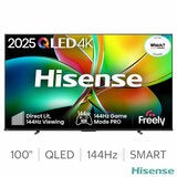Hisense 100E78QTUK PRO 100 Inch QLED Smart TV Hisense 100E78QTUK PRO 100 Inch QLED Smart TV