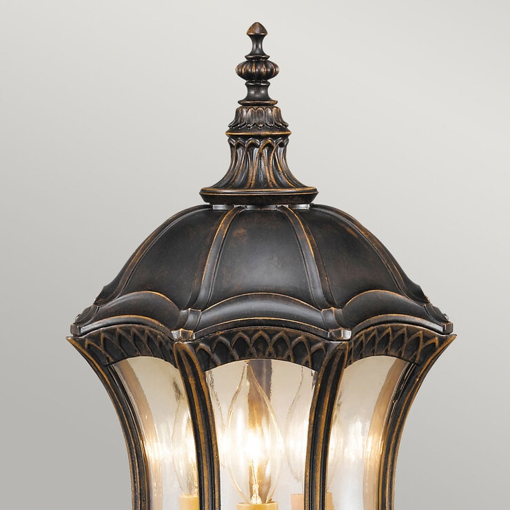 Feiss Baton Rouge 3 Light Pedestal Lantern FE-BATONRG3 Feiss Baton Rouge 3 Light Pedestal Lantern FE-BATONRG3