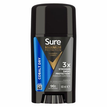Sure Mens Maximum Protection Anti Perspirant, 3 x 60ml