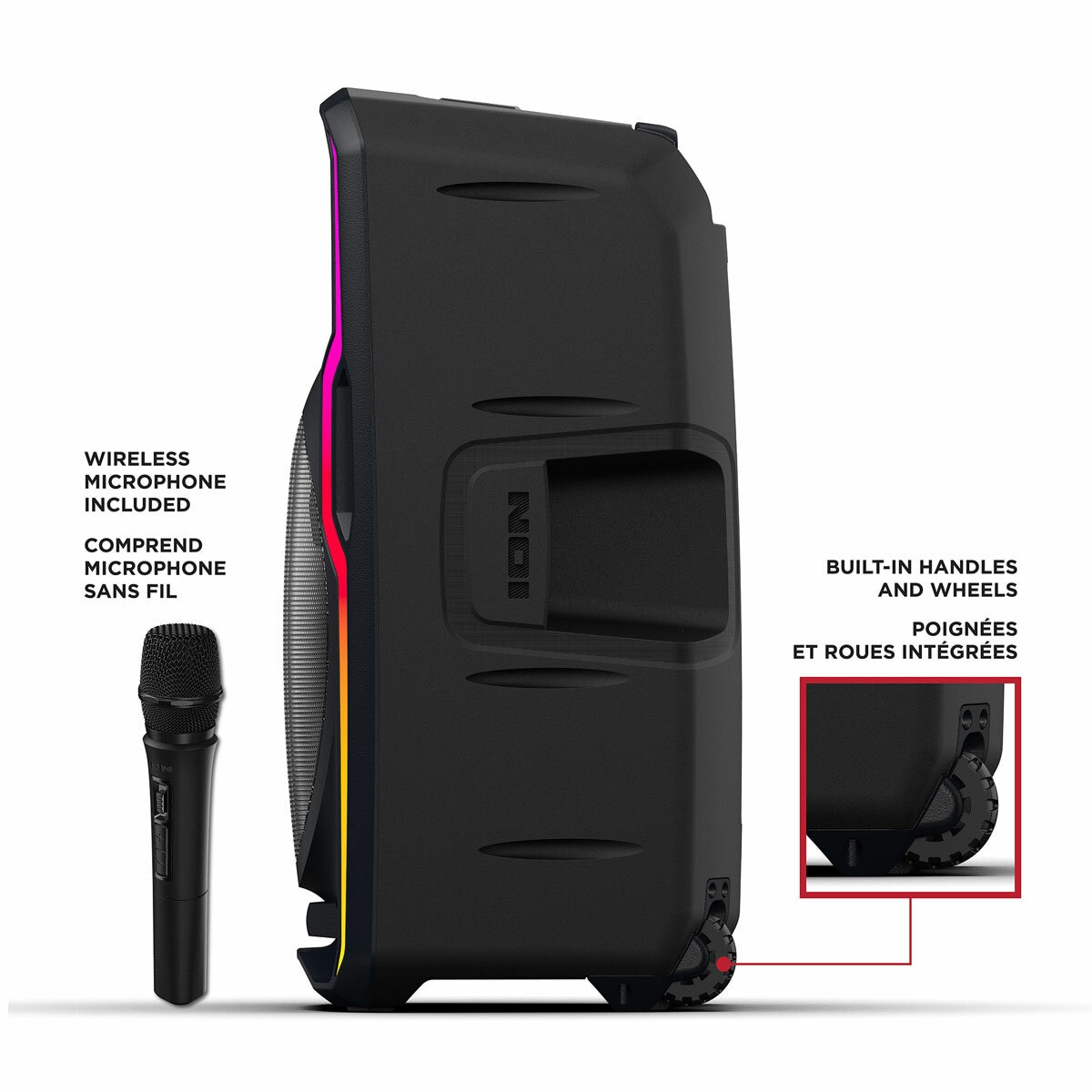Side of speaker
