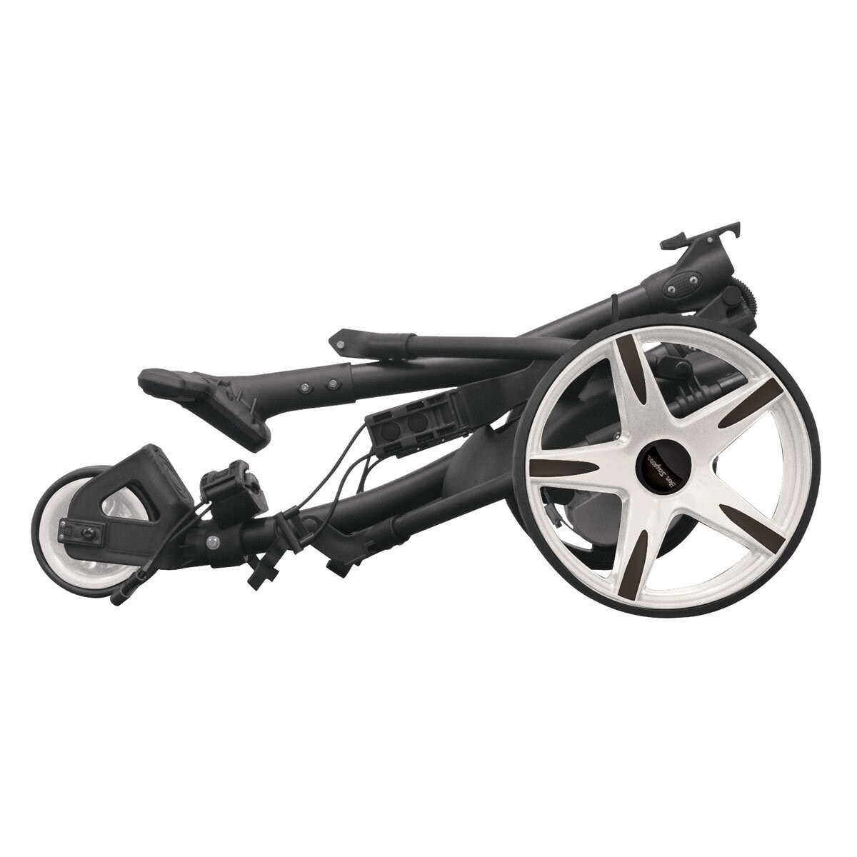 Ben Sayers 18-Hole Electric Golf Trolley in Black and White
