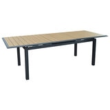 Fully extended dining table