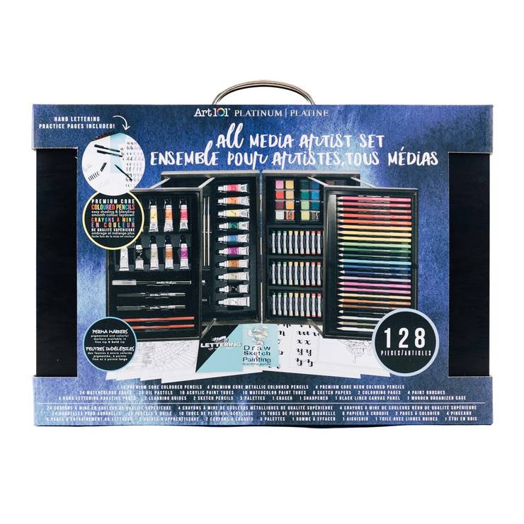 Art 101 All Media Artist Set 128 Pieces Costco UK