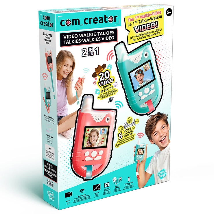 Com_Creator Video Walkie Talkies 2 Pack (5+ Years) Com_Creator Video Walkie Talkies 2 Pack (5+ Years)