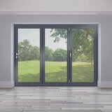 Origin Bi-Fold Door up to 2.1m wide, in Grey