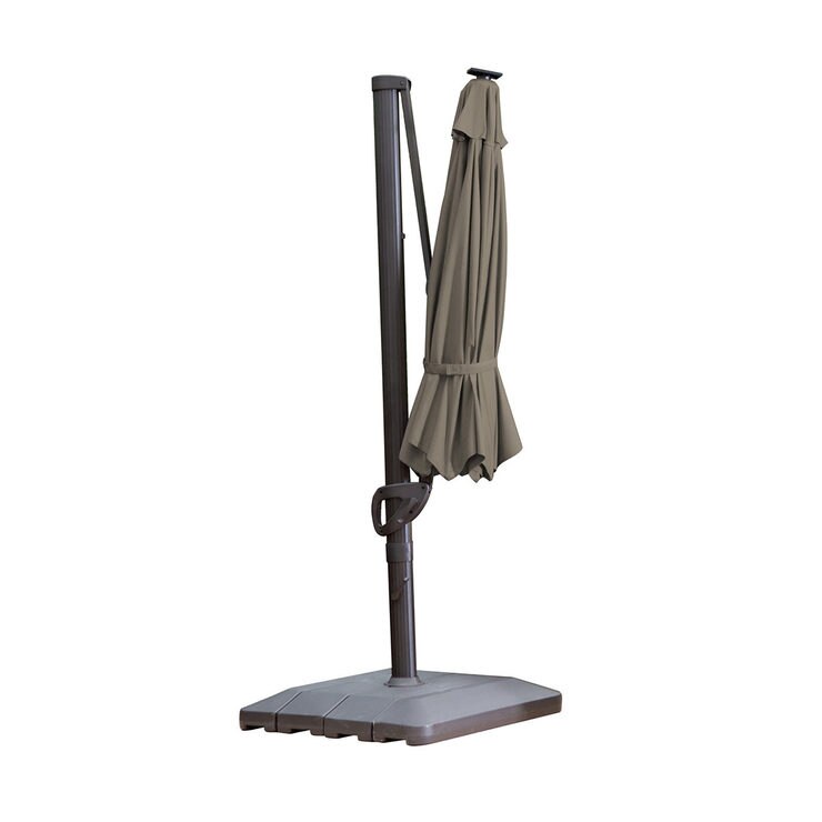 Seasons Sentry 11ft (3.3m) Cantilever Umbrella With LED Solar Powered