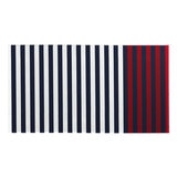 Bedeck coastal navy bath towel