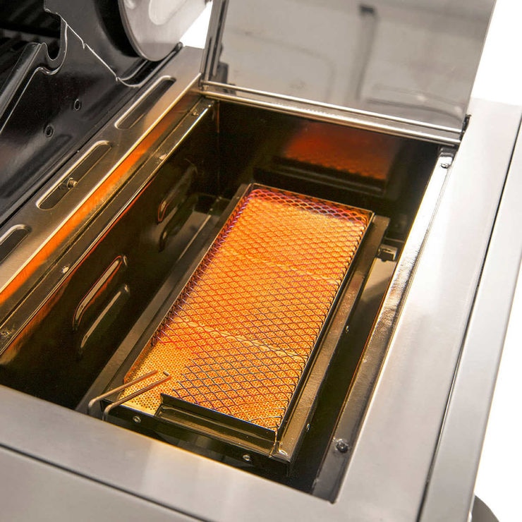 Nexgrill Deluxe 4 Burner Stainless Steel Gas Barbecue + Side Burner