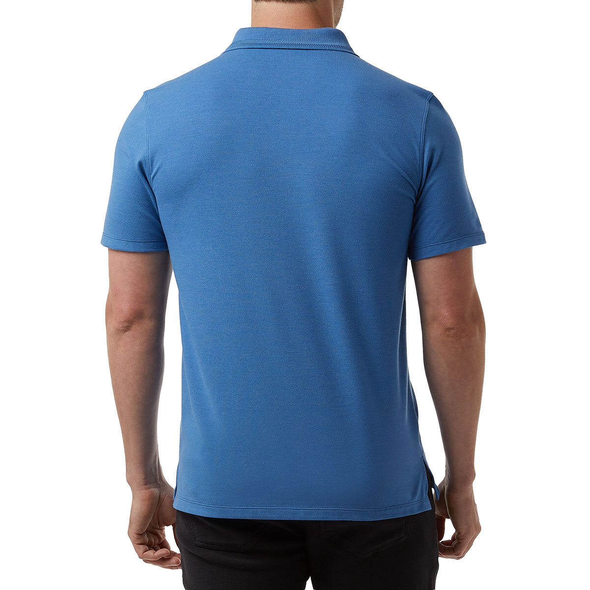 32 Degrees Men's Pique Polo in Blue