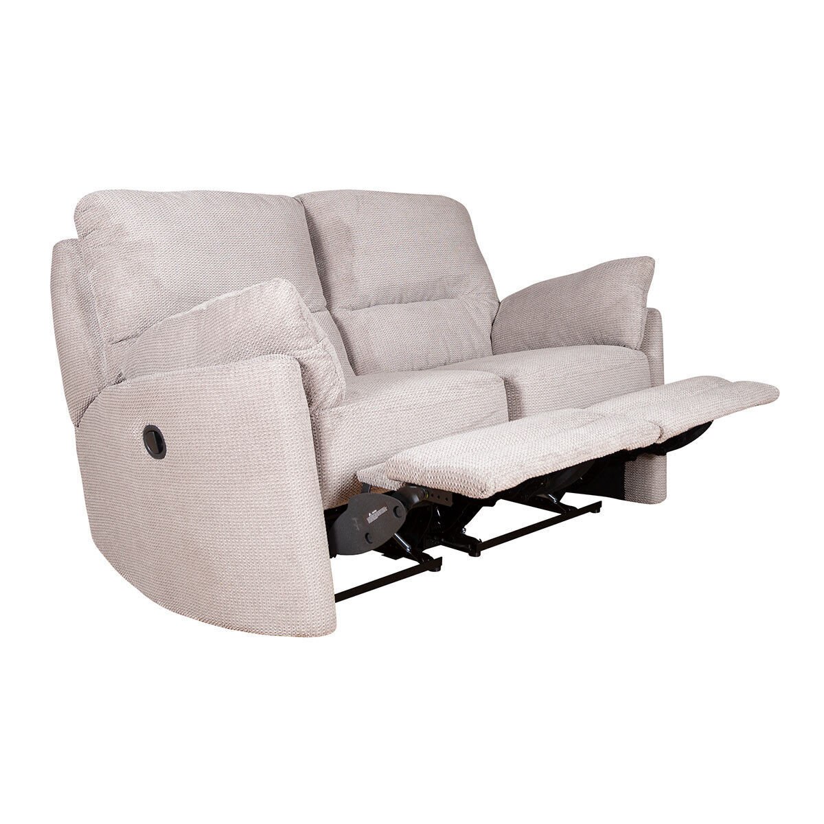 Minster 2 Seater Fabric Power Recliner Sofa in Rich Mink Costco UK