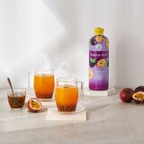 Bottle on Table with 2 Clear Mugs