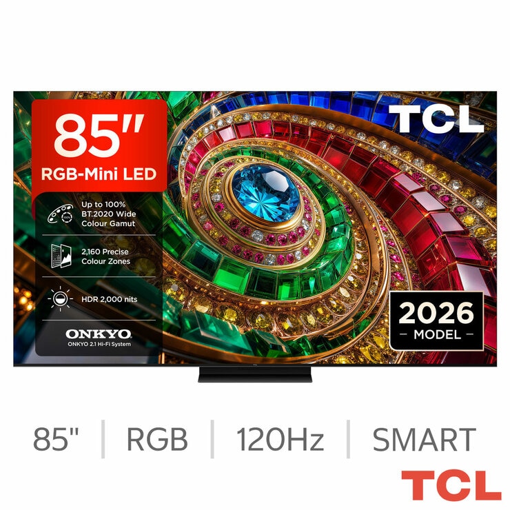 BuyTCL 85Q7D-UK 85 Inch RGB-Mini LED Smart TV at Costco.co.uk BuyTCL 85Q7D-UK 85 Inch RGB-Mini LED Smart TV at Costco.co.uk
