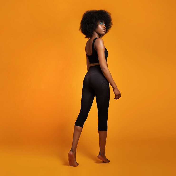 EvenLina capri micro-massage compression leggings EvenLina capri micro-massage compression leggings