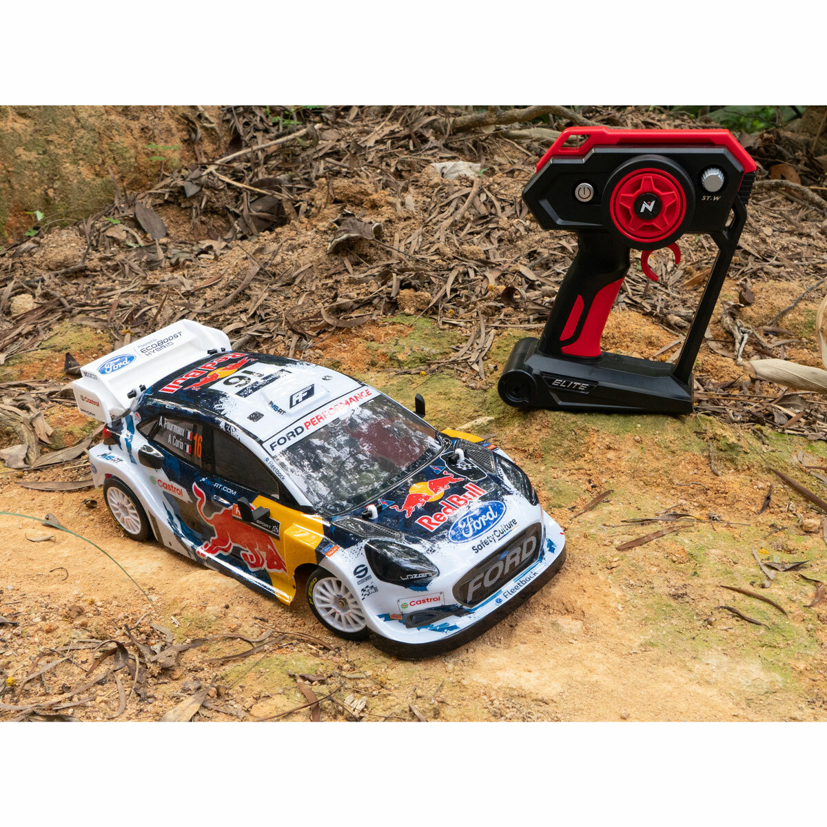 Nikko Toys 1:14th Elite Red Bull Race Remote Control Car - White (8+ Years)
