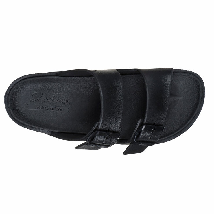 Skechers Ladies Cali Breeze Arch Comfort Sandal in Black