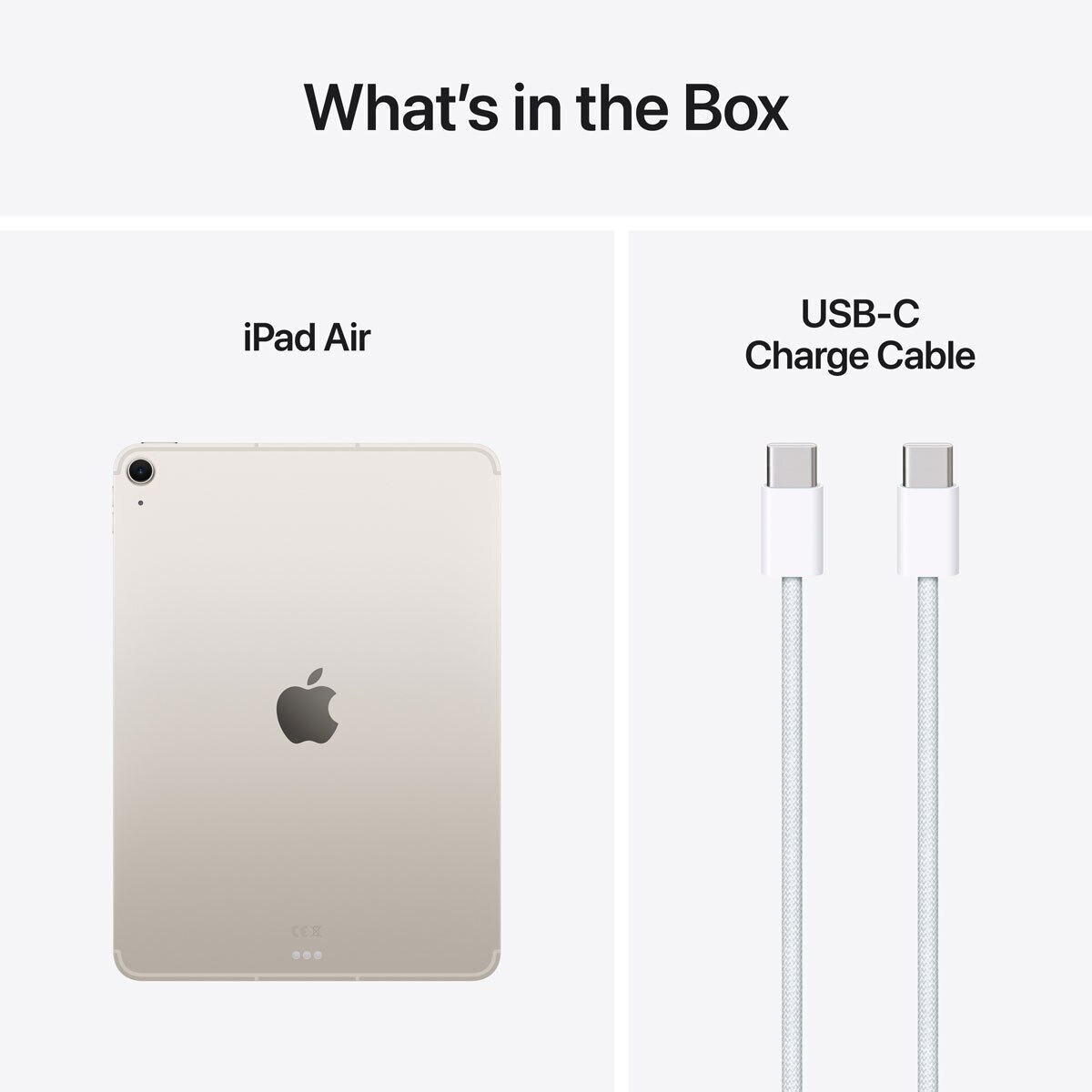 Apple iPad Air 11" (M3) Wi-Fi and Cellular 256GB in Starlight at Costco.co.uk