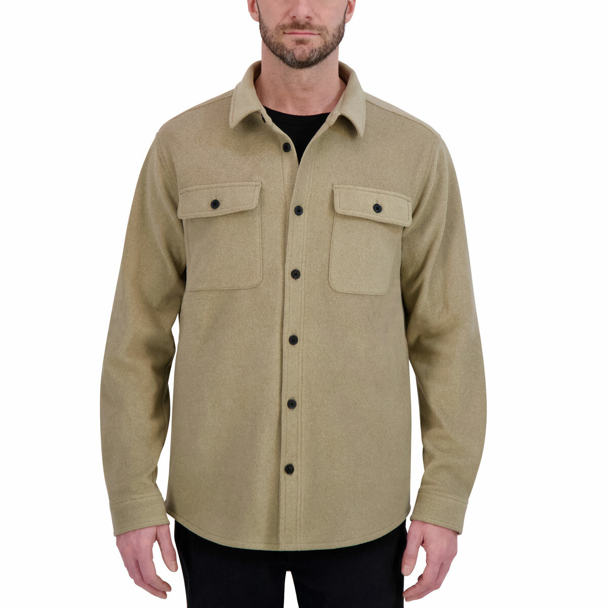 Kirkland Signature Men's Shirt Jacket in Tan