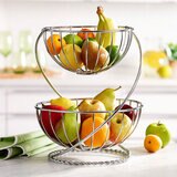 Mesa 2 Tier Yardley Helix Chrome Basket