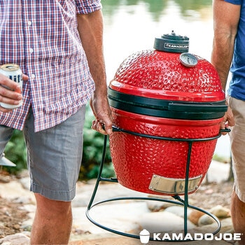 Kamado Joe Junior 13.5" (34cm) Ceramic Charcoal Barbecue Grill  + Cover