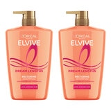 Loreal Elvive Dream Lengths Shampoo, 2 x 1L