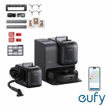 eufy Omni E28 Robot Vacuum & Mop with All-in-One Station, Portable Deep Cleaner & Accessory Kit