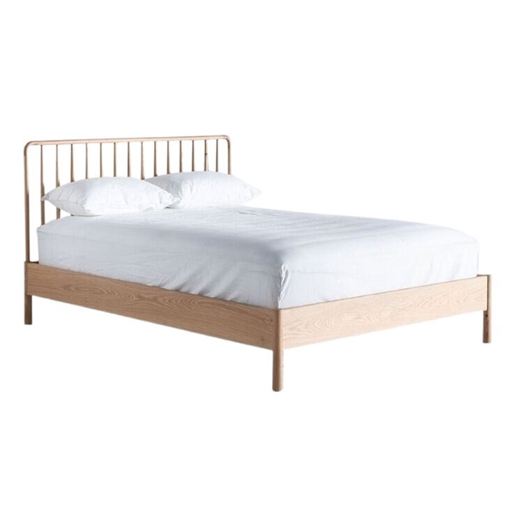 Gallery Wycombe Natural Oak Bed Frame, Super King Gallery Wycombe Natural Oak Bed Frame, Super King