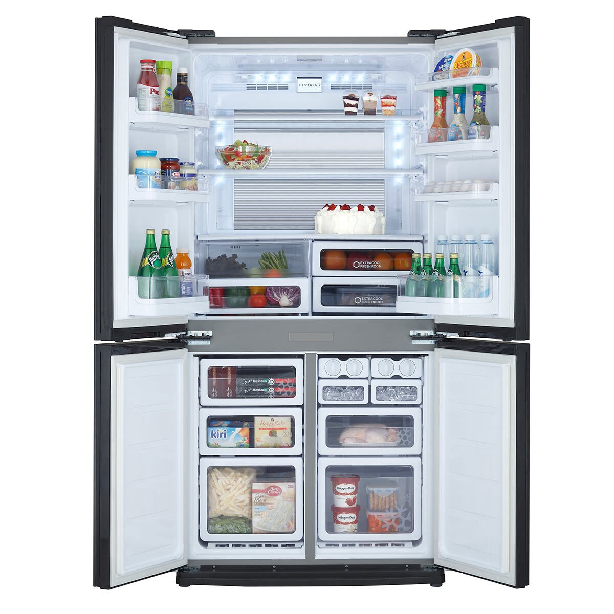Sharp SJ EX820FSL Multidoor Fridge Freezer A Rating In Silver sharp-sj-ex820fsl-multidoor-fridge-freezer-a-rating-in-silver