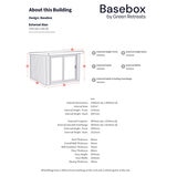 Installed Green Retreats Basebox Garden Room 3m x 3m