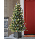 Buy 4.5' Pre-Lit Potted Tree Lifestyle2 Image at Costco.co.uk
