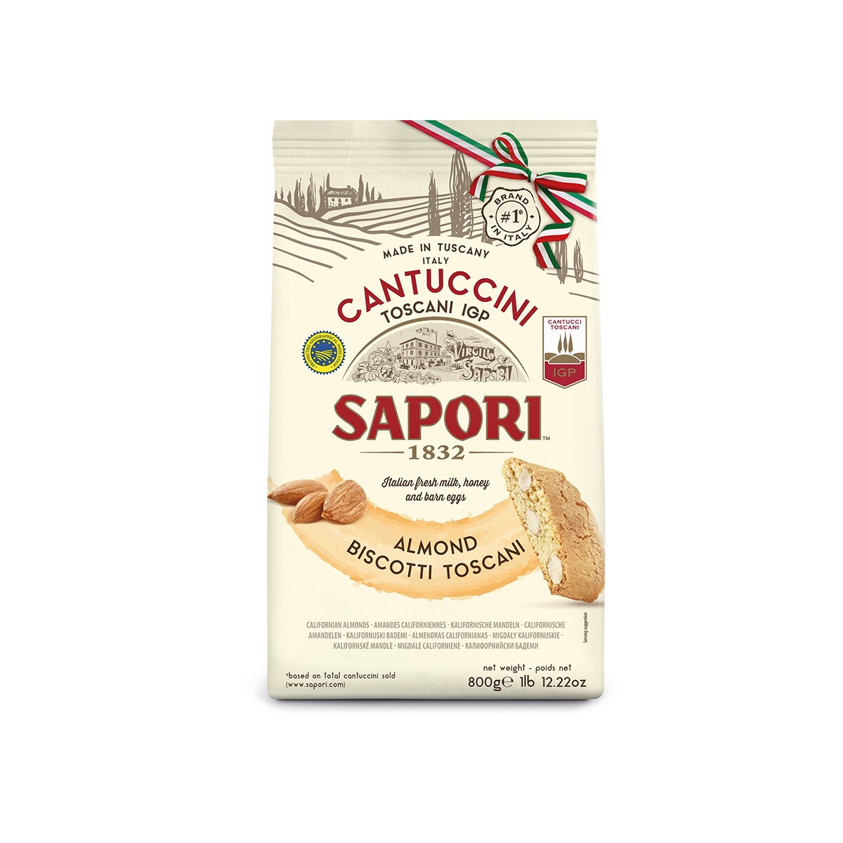 Sapori Cantuccini Almond Biscuit, 800g