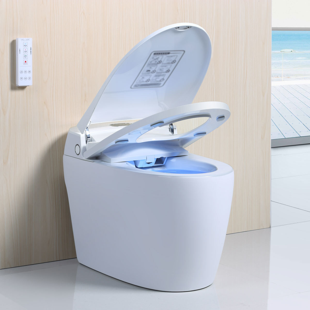 all in one smart toilet