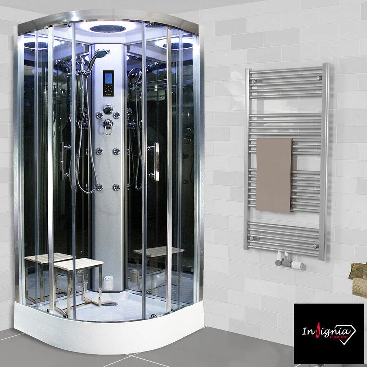 Insignia Diamond 1000mm Quadrant Steam Shower in 2 Colours Insignia Diamond 1000mm Quadrant Steam Shower in 2 Colours