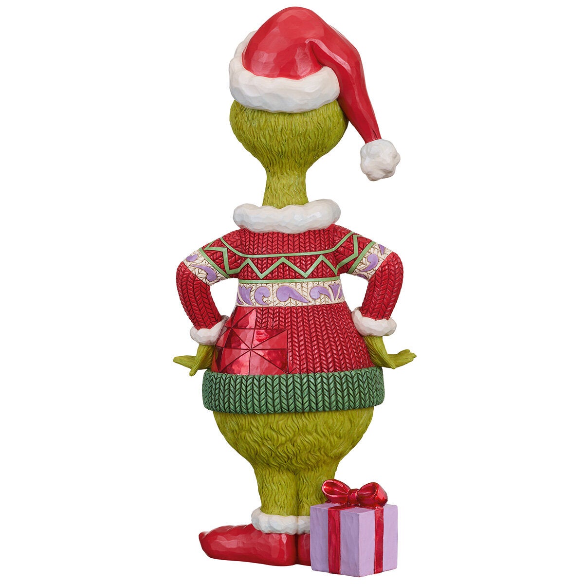 20 inch The Grinch With Ugly Sweater Statue By Jim Shore 20 inch The Grinch With Ugly Sweater Statue By Jim Shore