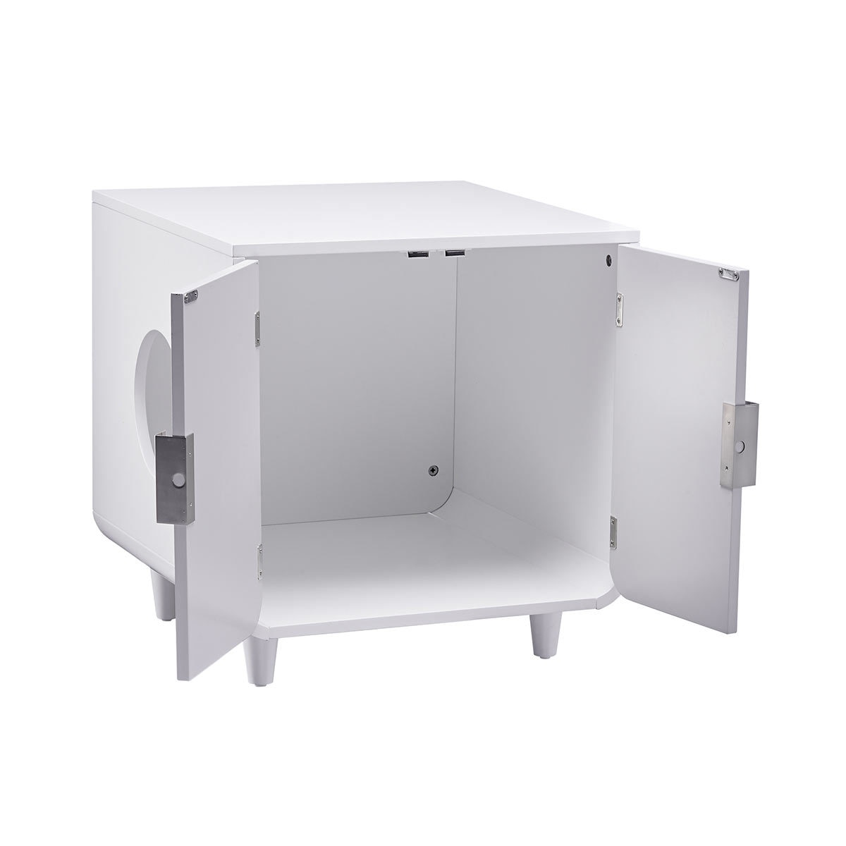 Staart Dyad Wooden Cat Litter Box in Alpine White Costco UK