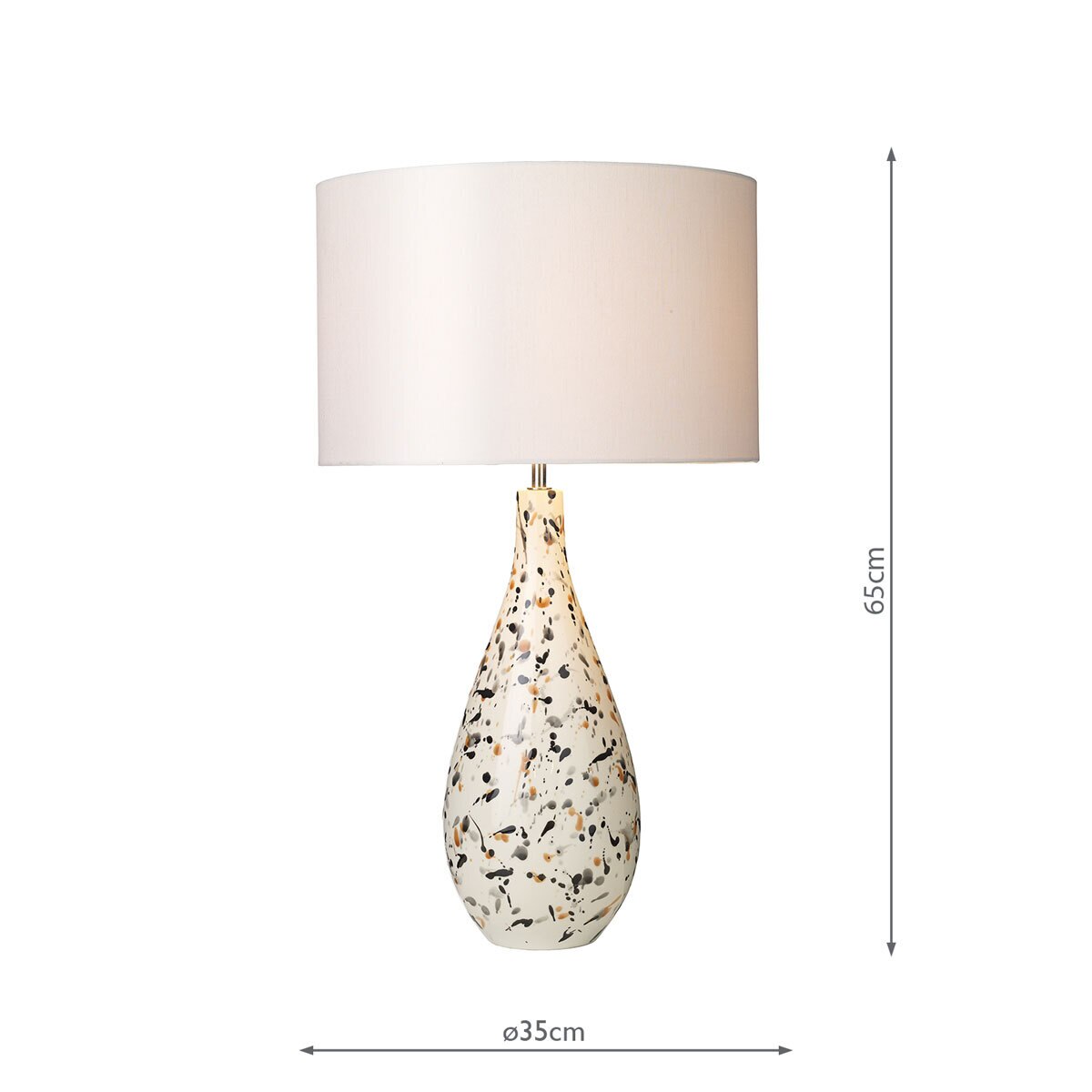 Olka Hand Painted Ceramic Table Lamp Costco UK